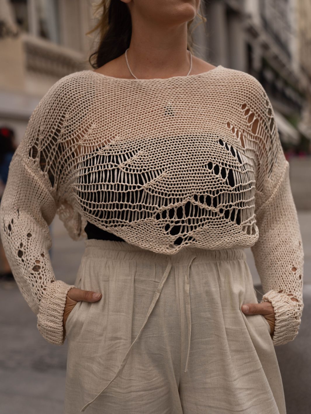 Crop Top Nudos Del Sol Tops Kiki &amp; Josie