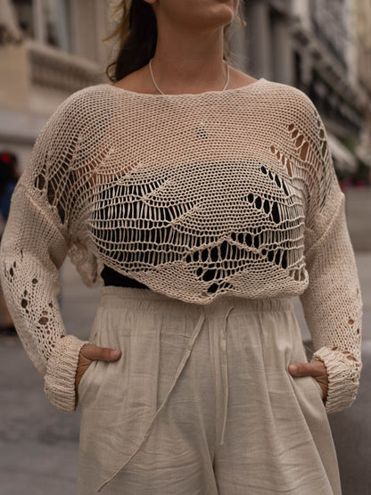 Crop Top Nudos Del Sol Tops Kiki &amp; Josie
