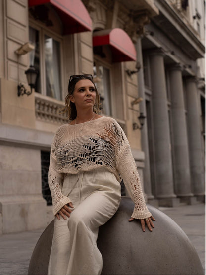 Crop Top Nudos Del Sol Tops Kiki &amp; Josie