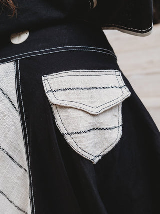 Falda Biasa de Lino falda Hammam