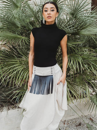 Falda Biasa de Lino falda Hammam