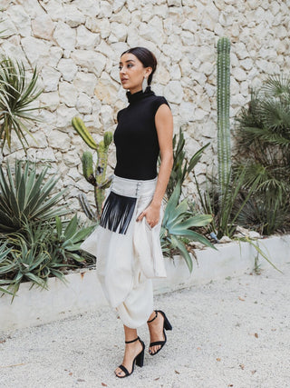 Falda Biasa de Lino falda Hammam