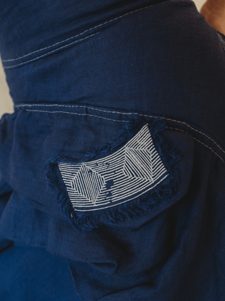 Falda Farf En Lino falda Hammam