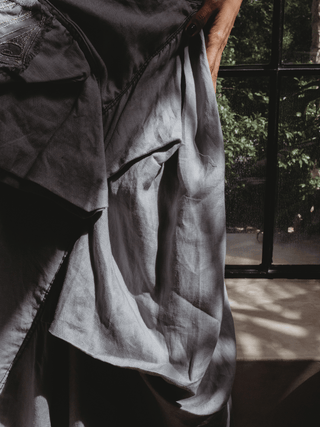 Falda Farf En Lino falda Hammam