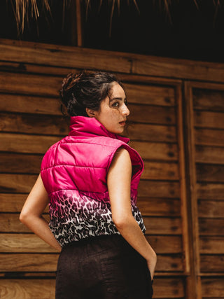 Gilet Acolchado Animal Print Abrigos y Chaquetas Dine & Dance