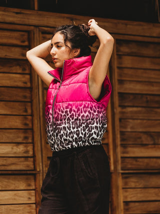 Gilet Acolchado Animal Print Abrigos y Chaquetas Dine & Dance
