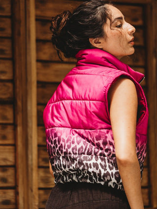 Gilet Acolchado Animal Print Abrigos y Chaquetas Dine & Dance