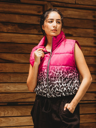 Gilet Acolchado Animal Print Abrigos y Chaquetas Dine & Dance