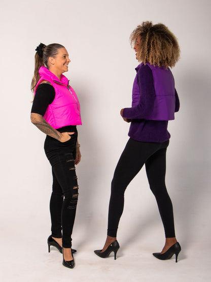 Gilet Puffer Destello De Color Abrigos y Chaquetas Dine &amp; Dance