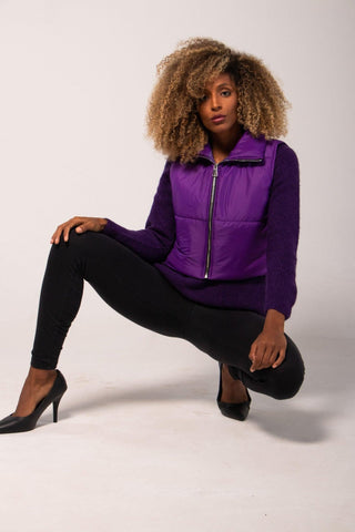 Gilet Puffer Destello De Color Abrigos y Chaquetas Dine & Dance