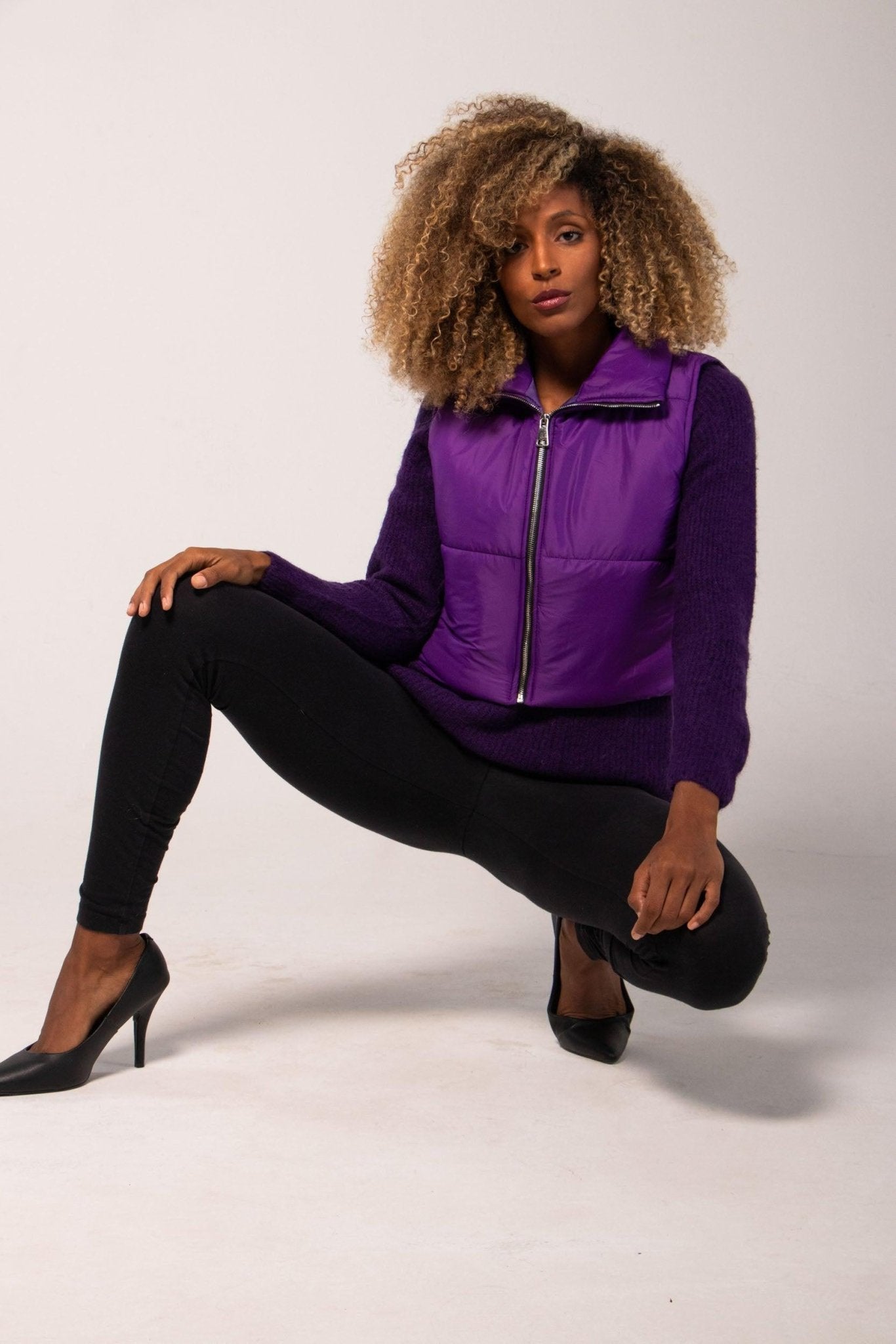 Gilet Puffer Destello De Color Abrigos y Chaquetas Dine &amp; Dance