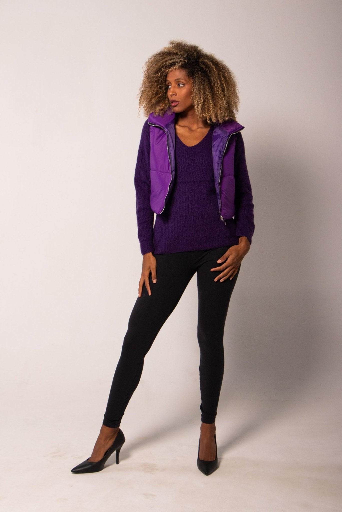 Gilet Puffer Destello De Color Abrigos y Chaquetas Dine &amp; Dance