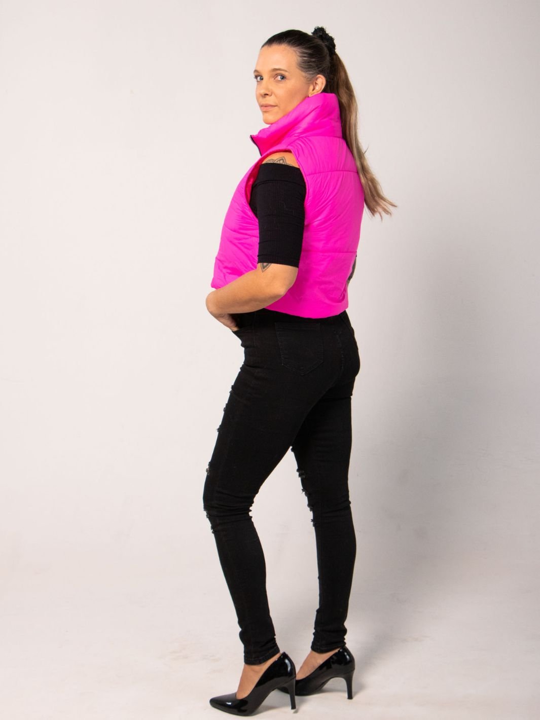 Gilet Puffer Destello De Color Abrigos y Chaquetas Dine &amp; Dance