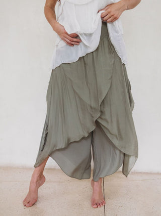 Pantalón Aladdin De Seda Pantalones Dine & Dance