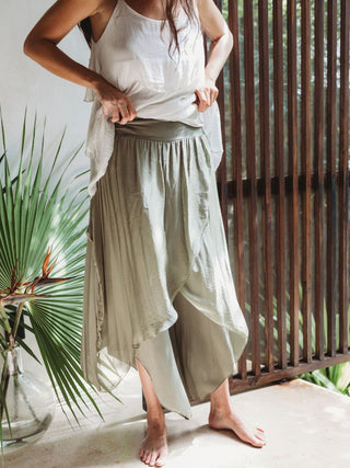 Pantalón Aladdin De Seda Pantalones Dine & Dance