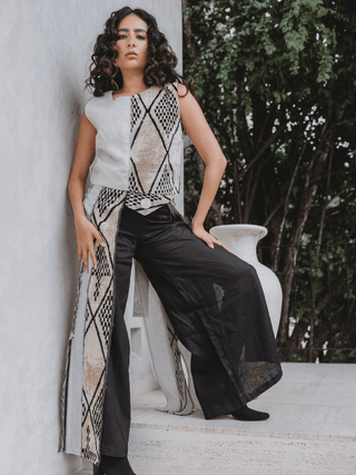 Pantalón Ale Chaparrera de Lino Pantalones Hammam