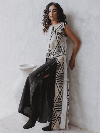 Pantalón Ale Chaparrera de Lino Pantalones Hammam