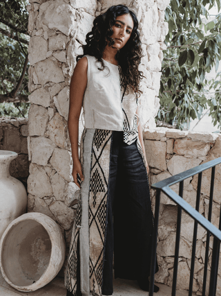 Pantalón Ale Chaparrera de Lino Pantalones Hammam