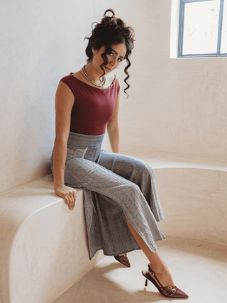 Pantalon Ale Peshtemal de Algodón Pantalones Hammam