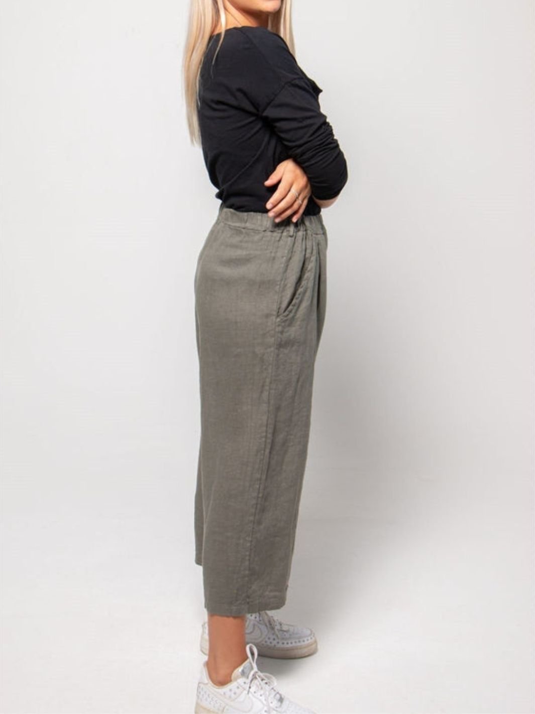 Pantalón Culotte Lino Nova Pantalones Dine &amp; Dance