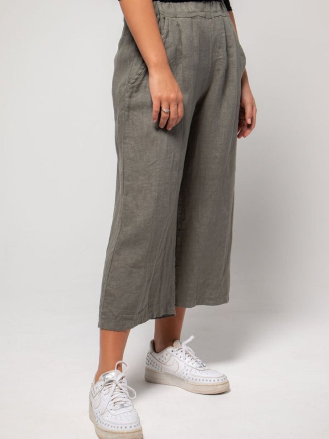 Pantalón Culotte Lino Nova Pantalones Dine &amp; Dance