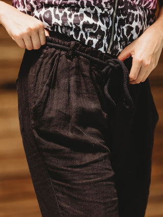 Pantalón de Lino Casual Pantalones Dine & Dance