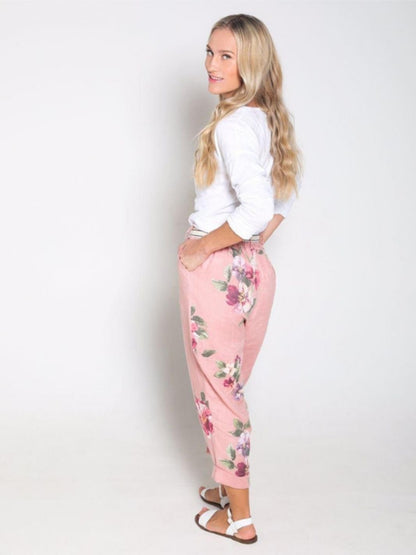 Pantalón De Lino Primavera Eterna Pantalones Dine &amp; Dance