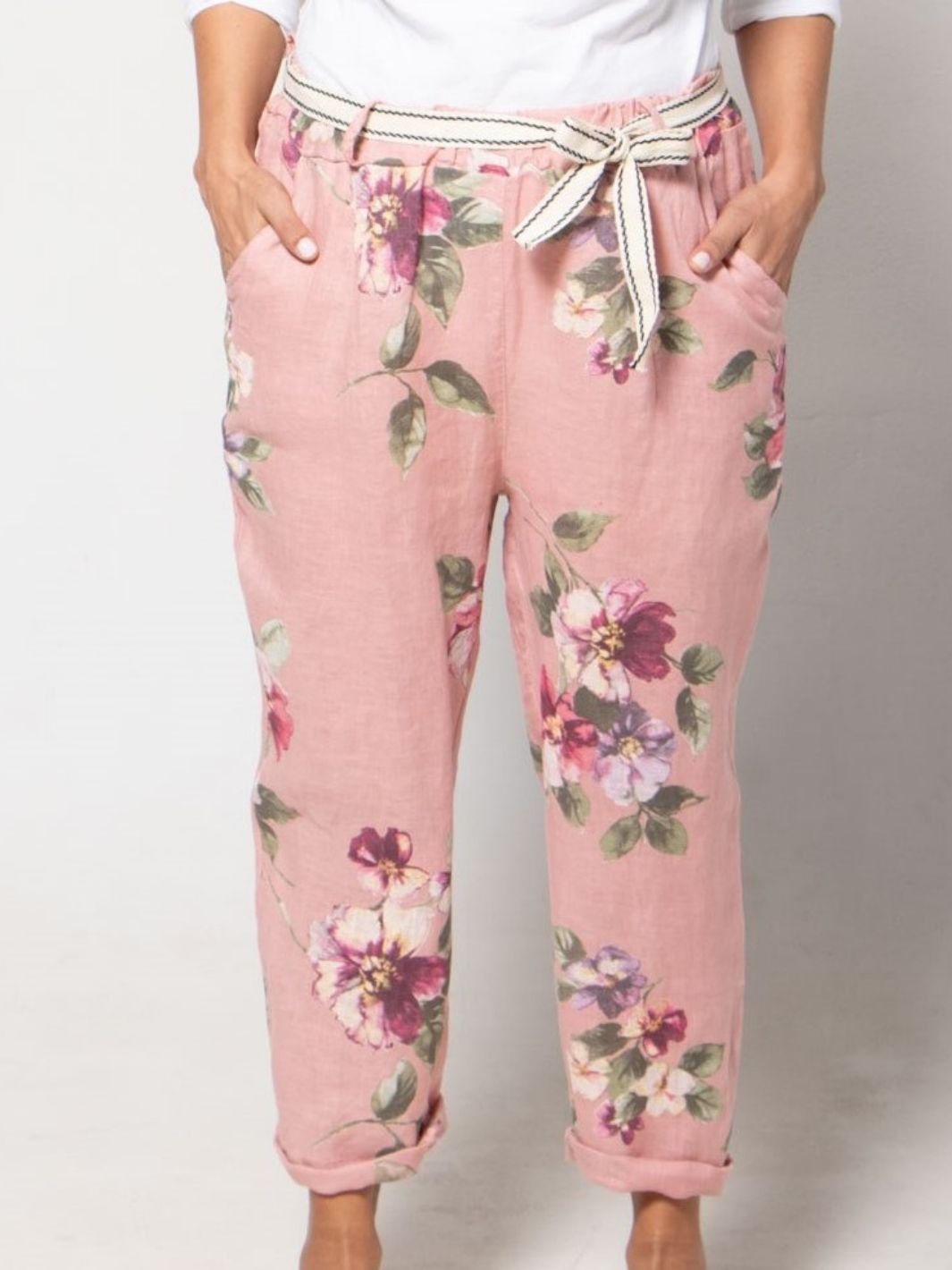 Pantalón De Lino Primavera Eterna Pantalones Dine &amp; Dance
