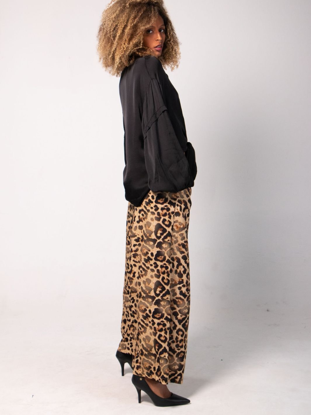 Pantalón Sedoso Jaguar Maya Pantalones Dine &amp; Dance