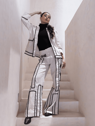 Pantalón Tepalcate Lino Pantalones Hammam Hueso