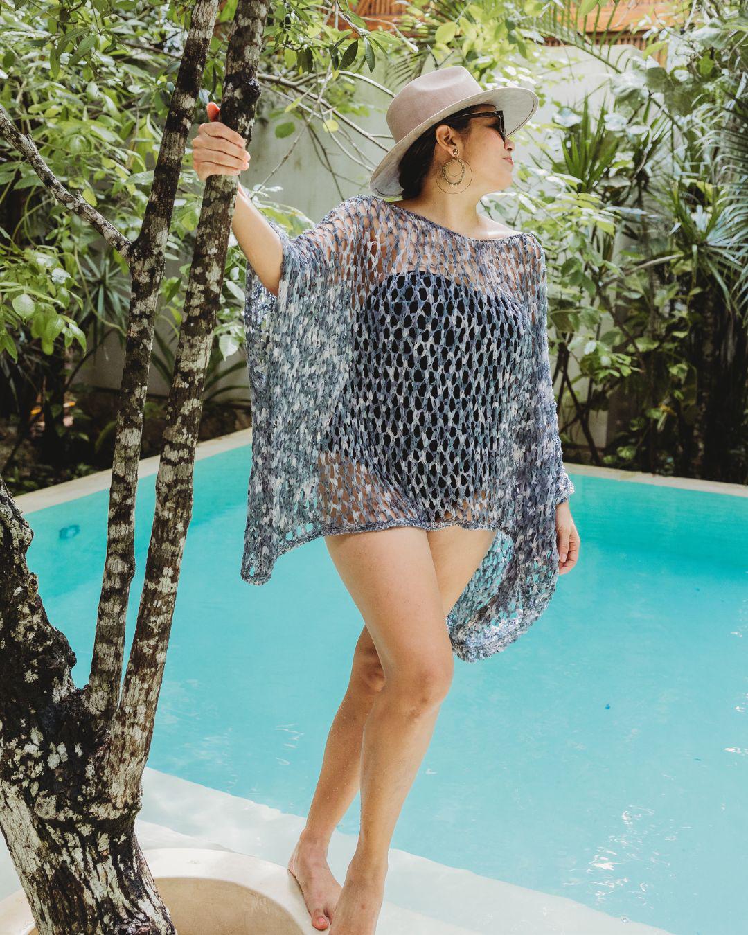 Poncho Tejido Costero - Kiki &amp; Josie