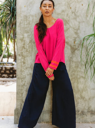 Sudadera Estrellita Ponchos y Suéteres Dine & Dance Rosa Mexicano