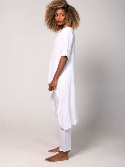 Top Asimetrico Lino y Libertad Blusas y Camisas Dine &amp; Dance