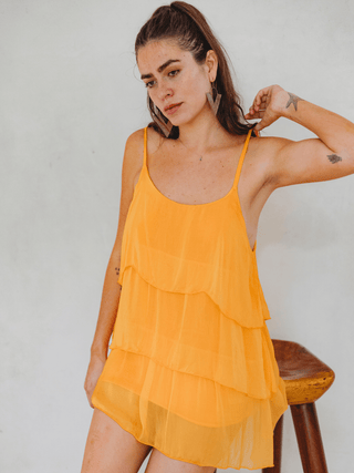 Top Flamenco De Seda Tops Dine & Dance Naranja