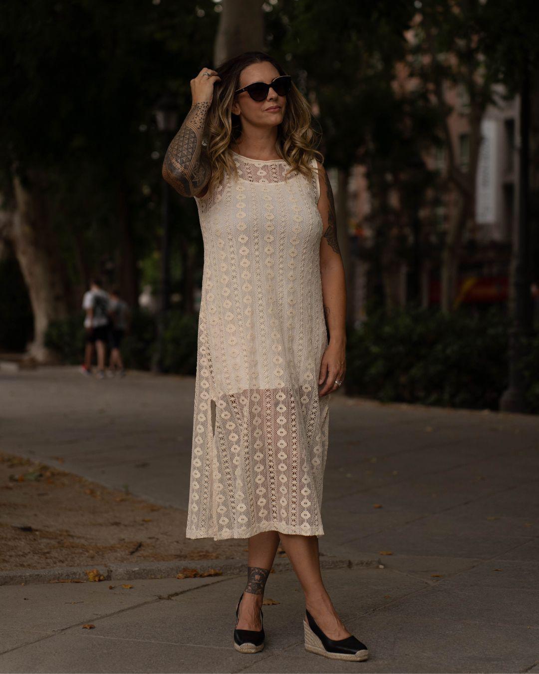 Vestido Algodón Tejido De Sueños Vestidos Dine &amp; Dance