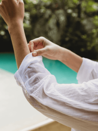 Vestido Camisero Luz De Verano Vestidos Dine & Dance Blanco