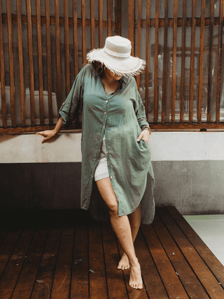 Vestido Camisero Luz De Verano Vestidos Dine & Dance