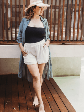 Vestido Camisero Luz De Verano Vestidos Dine & Dance Verde Olivo