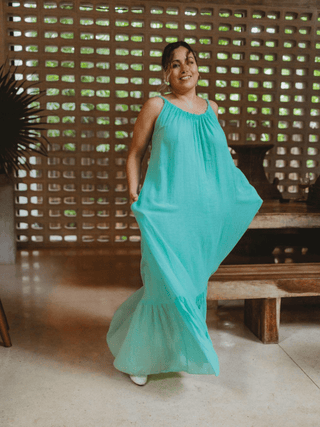 Vestido Cappadocia Vestidos Dine & Dance Verde Menta