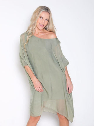 Vestido De Seda Batik Vestidos Dine & Dance