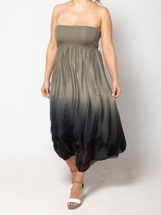 Vestido Falda Amanecer de Seda Vestidos Dine & Dance