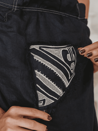 Vestido Halter En Lino - Kiki & Josie