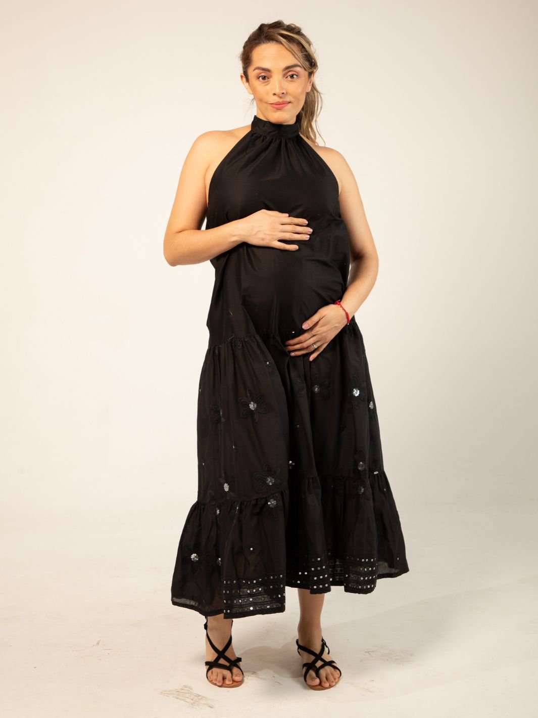 Vestido Halter Noche de Verano Vestidos Dine &amp; Dance