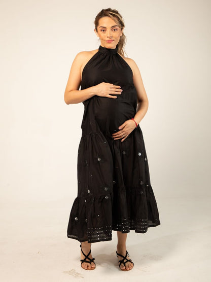 Vestido Halter Noche de Verano Vestidos Dine &amp; Dance