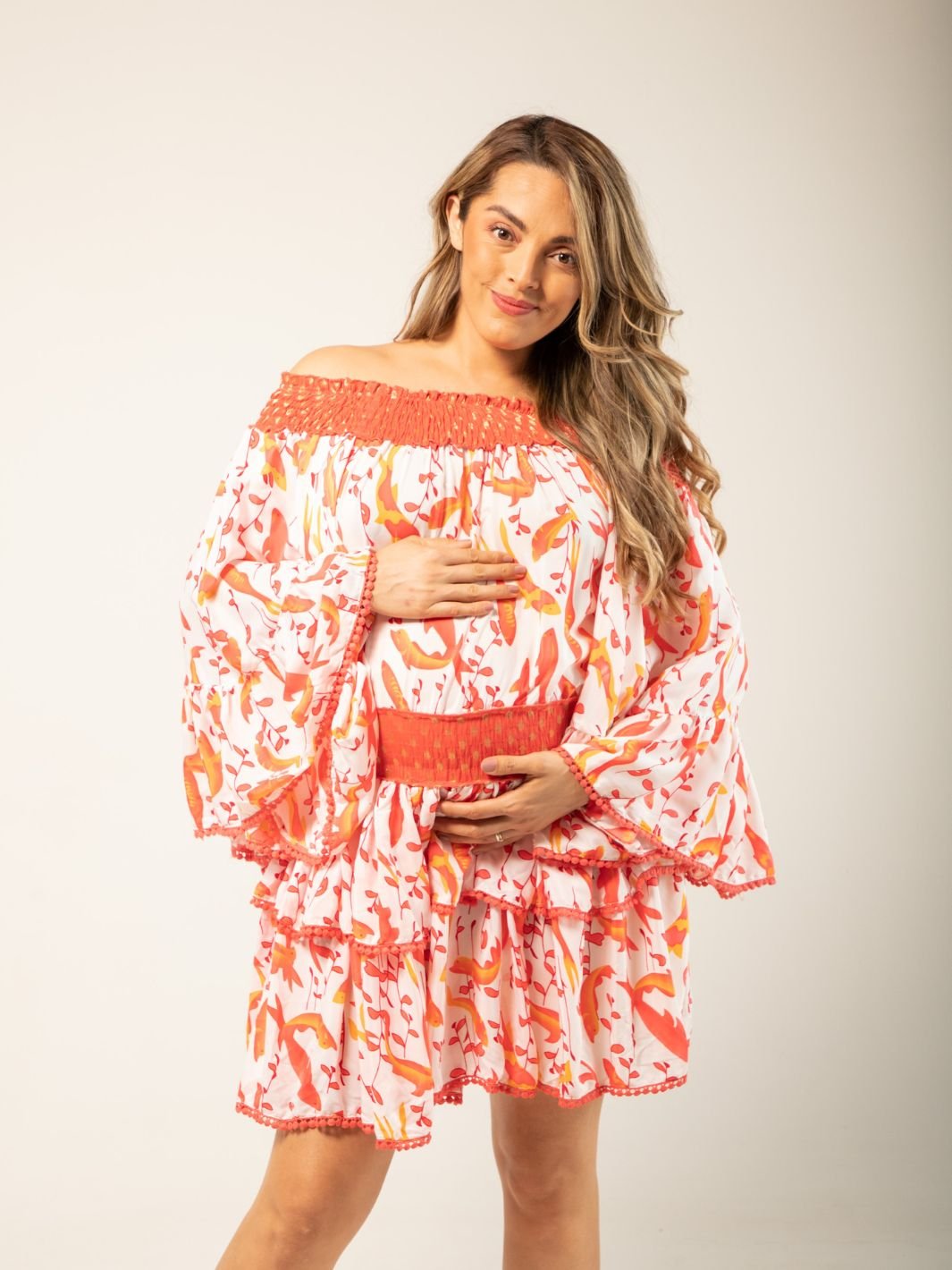 Vestido Vibra Asiatica Vestidos Dine &amp; Dance Naranja