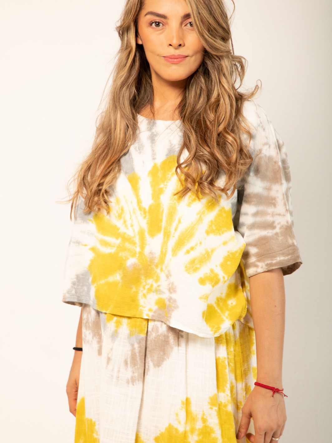 Vestido y Top Tie Dye Todo En Uno Vestidos Dine &amp; Dance