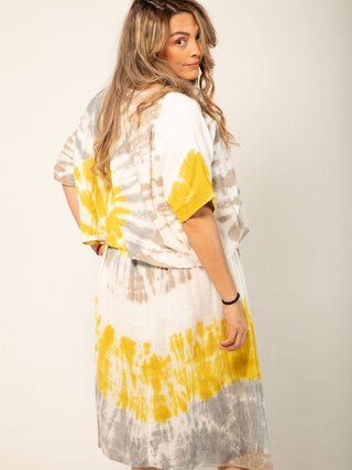 Vestido y Top Tie Dye Todo En Uno Vestidos Dine & Dance